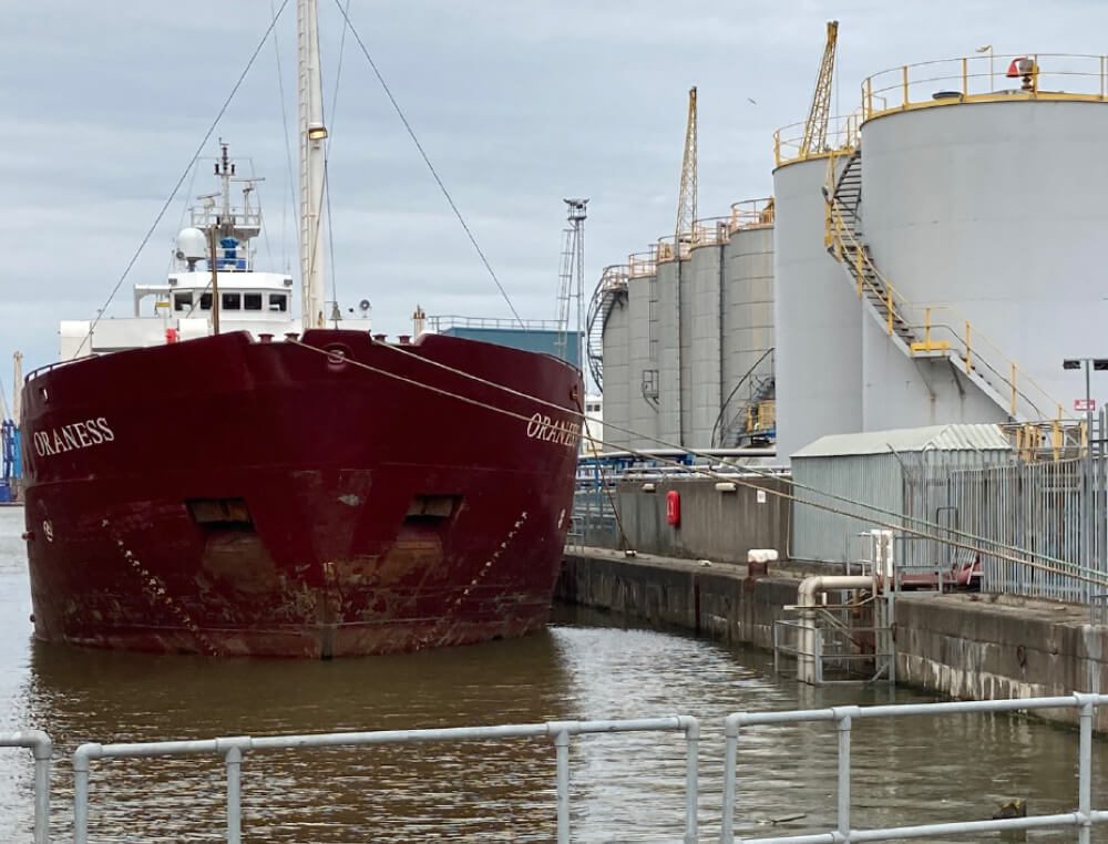 Hull East Methylation bulk liquid storage terminal